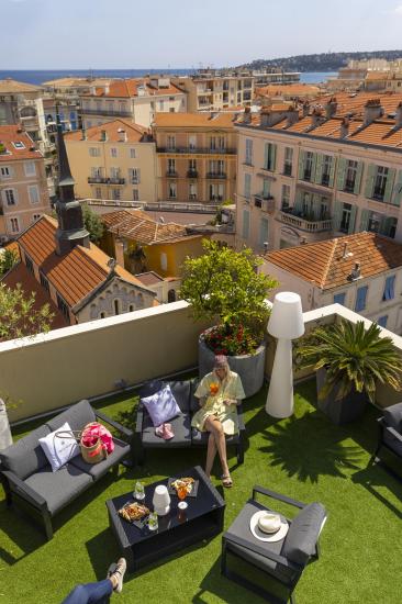 Hotel Mediterannée Menton - Rooftop & Bar